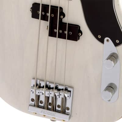 FENDER - Mike Dirnt Road Worn Precision Bass  Rosewood Fingerboard  White Blonde - 0138410701 image 3