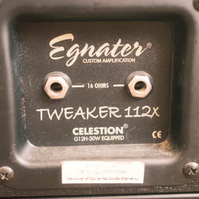 Egnater Tweaker 112X 1x12 Cab 2010s - Black image 7