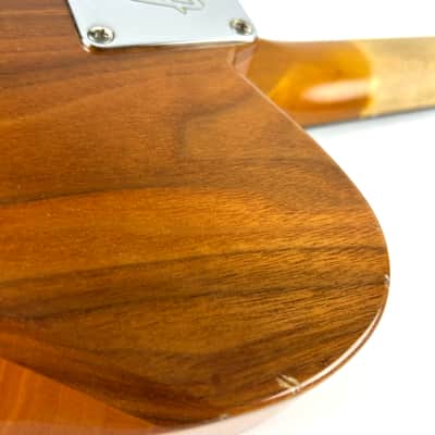 Custom Telecaster Abalone  Bound body with Spalted top. Rosewood board on Maple neck Fender Gigbag Included. image 10