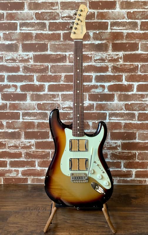 Ronin Foil Bucker Type-S 2020 Goldburst W/ Magic Button & Neck Coil Tap. Upgraded Swamp Ash Body NEW (Authorized Dealer) image 1