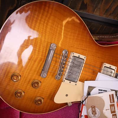Gibson Custom '59 Les Paul Standard Golden Poppy Burst Murphy Lab Ultra Light Aged image 20