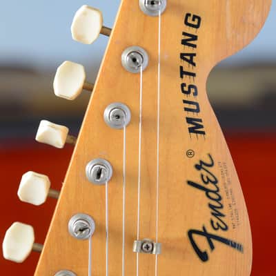 Competition Red 1972 Fender Mustang with Original Case image 2