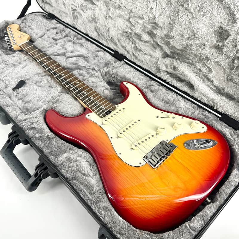 2018 Fender American Elite Stratocaster – Aged Cherry Burst