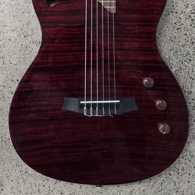 Cordoba Limited Edition Stage Nylon-string Acoustic-electric Guitar Garnet w/Padded Gig Bag image 2