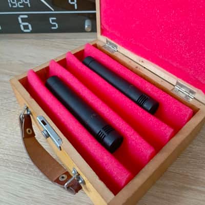1990 rare PAIR of VNIIRPA MKE-113 Condenser Electret Microphones Lomo capsule NEUMANN KM64 CLONE image 2