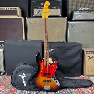 1962 Fender Jazz Bass Reissue Model JB62-80 Alder USA Pickups - 1993 image 8