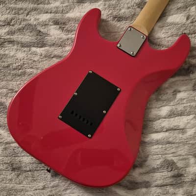 Glarry Stratocaster ST Electric Guitar - Candy Apple Red - Maple Fretboard - Single Coils image 9
