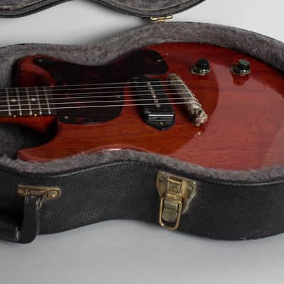 Gibson Les Paul Junior Solid Body Electric Guitar (1960), ser. #011761, black tolex hard shell case. image 11
