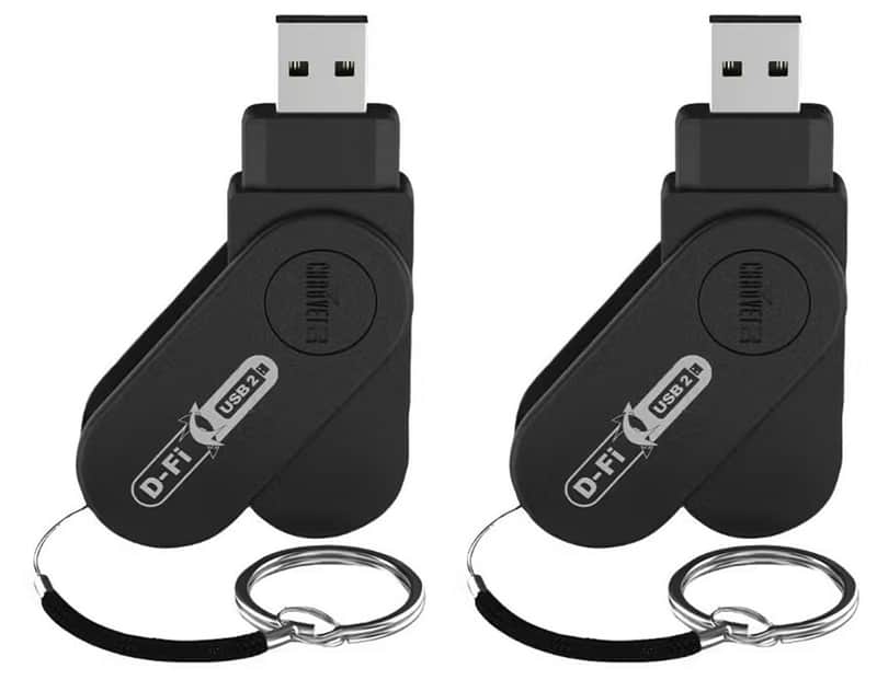 (2) Chauvet DFI USB2 Finger-Sized Wireless D-Fi Transceivers image 1