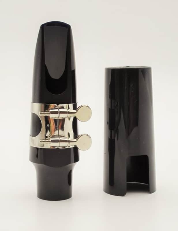 APM Tenor Sax Mouthpiece Kit - Standard Mthpc + Cap + Ni-Plated Ligature; Made in USA image 1