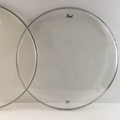 Pearl ProTone Series / Remo Kick Bass Drum Batter Reso Heads 22” Internal Muffle Rings image 3