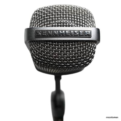Sennheiser MD421-N 80s Vintage Dynamic Microphone. Clip. Case. Adapter Cable. MD421 image 6