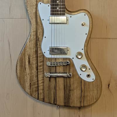 Four Winds JX72 Jazzmaster style Black Limba Stoptail Offset * Mojotone Firebird Pickups * USA Luthier Handmade image 4