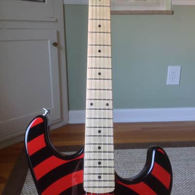 Kramer Music Yo 1984 early 2000's Red/Black Bullseye image 3
