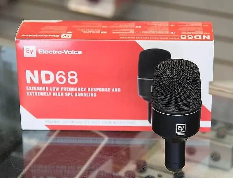 EV Electro Voice ND68 Dynamic Supercardioid Bass Drum Mic Microphone ND-68 -Mint in Box! image 1