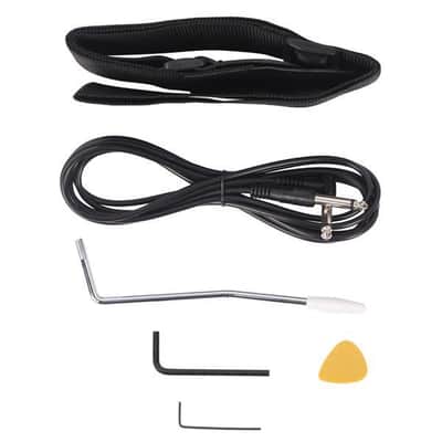 Glarry GST Stylish Electric Guitar Kit with Black Pickguard Sunset Color-as picture image 18