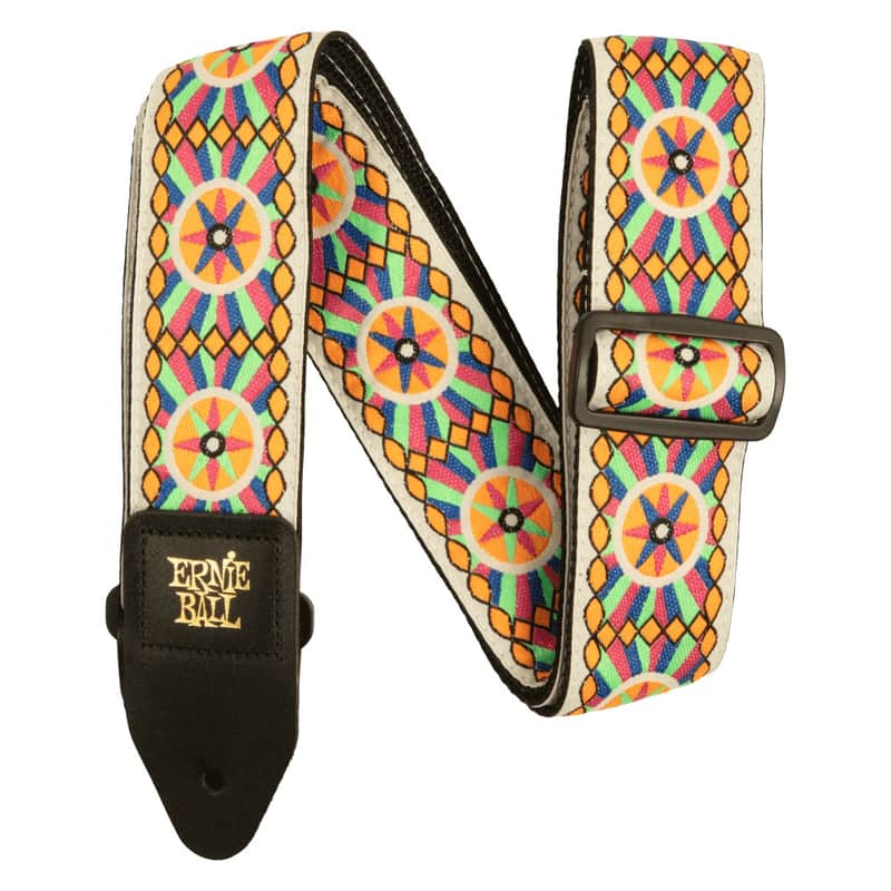 Ernie Ball Classic Jacquard Guitar Strap/Bass Strap - Candy Sun - #P05338 image 1
