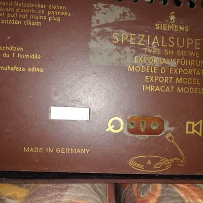 Siemens Spezialsuper 52 1952 Brown image 4