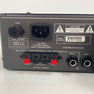 Samson Servo 240 Studio Amplifier - 120 W image 13