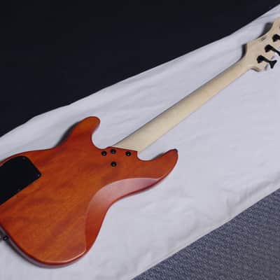 LUNA Tattoo 34" long scale 4-string BASS guitar w/ Case NEW TAT 34 - Laser Etch image 6
