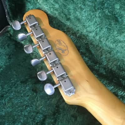 LEFTY! Vintage Fender Japan Custom Edition Tele Nitrocellulose Lacquer Sunburst Telecaster Collectors HSC 1 of 1! image 11