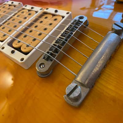 Burny Single Cutaway Custom RLC-75 AF 3 Pickup w/ Original Case 1990's Sunburst Ace Frehley image 17
