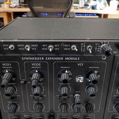 Oberheim SE Obie Rack 2-Voice SEM Synthesizer 1990's Black Rare image 2