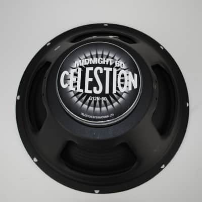 Celestion G12N-60 Midnight 60 , 12" ,8 Ohm Speaker,Matte  Black image 1