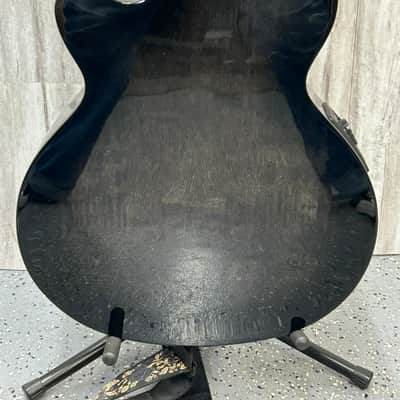 Mitchell MX430QAB Exotic Series Acoustic-Electric Guitar Regular Midnight Black Edge Burst image 7