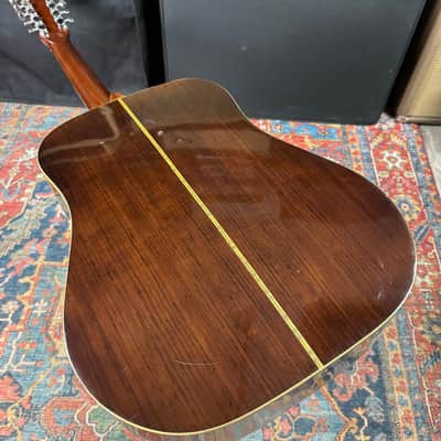 Pro Martin D-2812 Style Dreadnought Model D220 Made in Japan - 1970's image 8