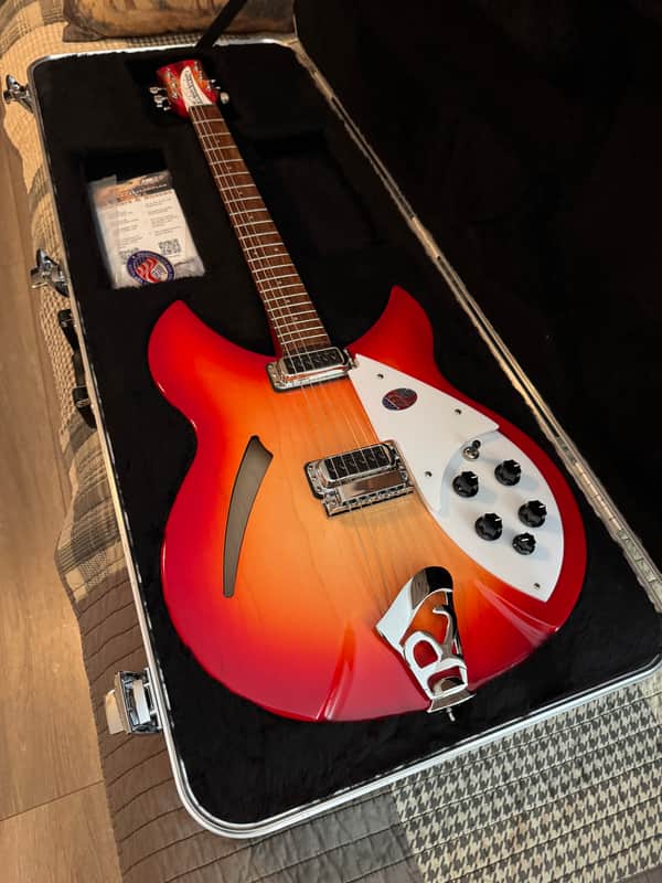 MINT!!! 2026 Rickenbacker 330 Thinline - Fireglo image 1