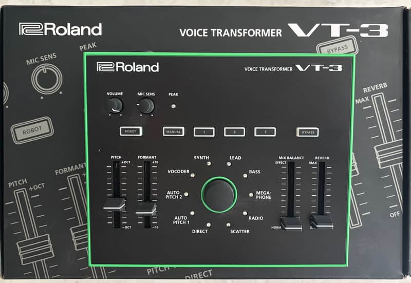 Roland AIRA VT-3 Voice Transformer 2014 - 2018 - Black image 1