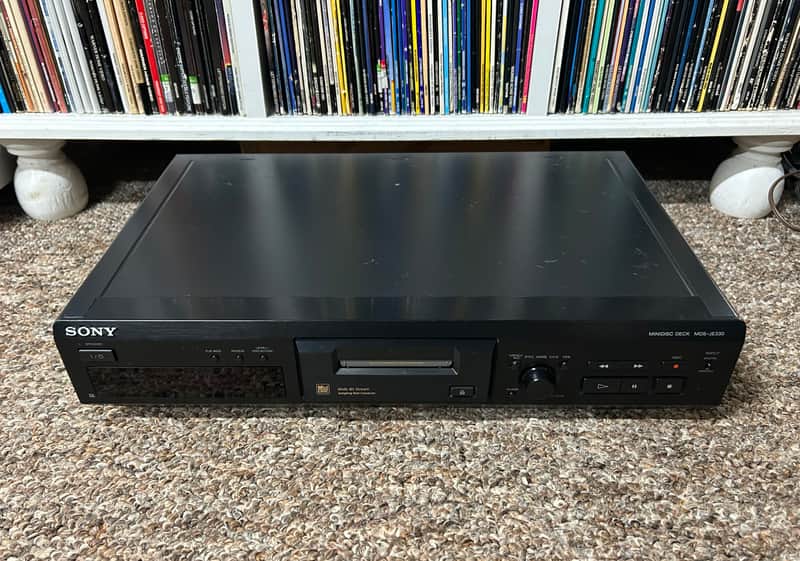 Sony MDS-JE330 MiniDisc Deck Player Recorder Wide Bit Stream No Remote TESTED ✅
