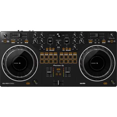 Pioneer DJ DDJ-REV1 2-deck Serato DJ Controller with Decksaver DSLE-PC-DDJREV1 Pioneer DJ DDJ-REV1 Cover - Light Edition image 3
