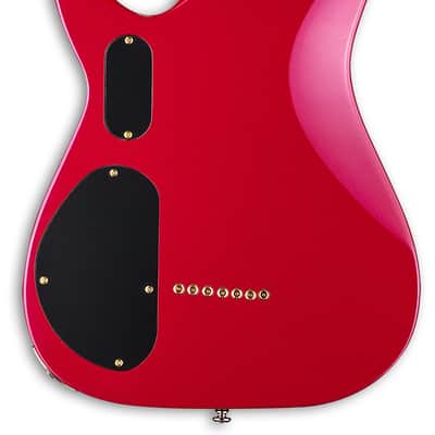 ESP LTD SC-607 BARITONE Magenta w/Case image 2