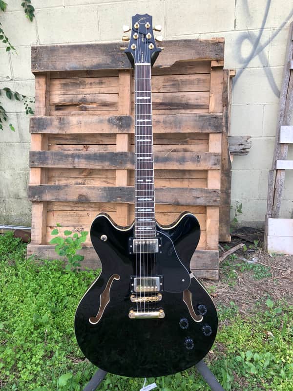 希少 Peavey Hollowbody JF1EX セミアコ ギター 黒 希少 Peavey Hollowbody JF1EX セミアコ ギター 黒 希少 Peavey