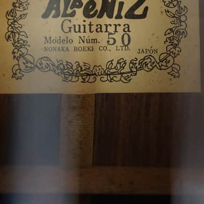 Albeniz (Zen-On) Modelo 50 Japan Classical Guitar image 12