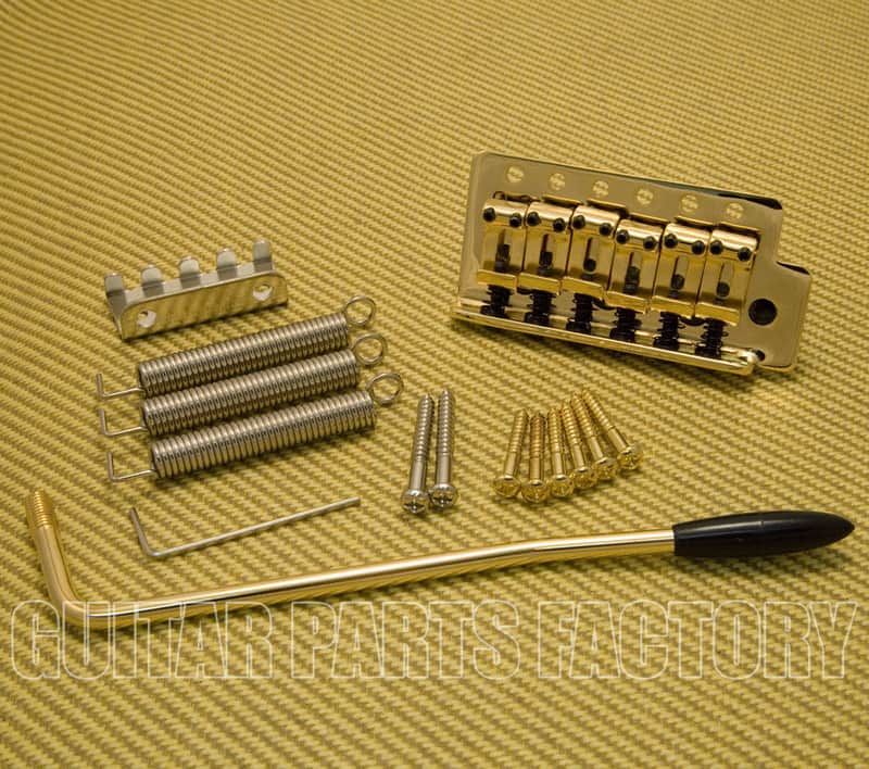 SB-5212-G Gold Tremolo for Mexican Standard Fender/Squier Import Strat® image 1