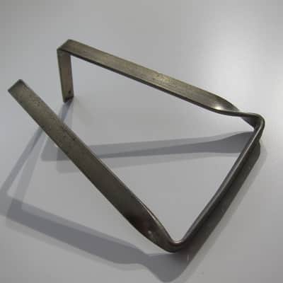 Harmony & Silvertone Flat Top Acoustic Guitar Tailpiece Authentic Vintage Part Circa-1950s-1960s-Nickel Silver image 2