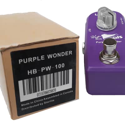 Hot Box Purple Wonder Looper HB PW-100 Mini Guitar Effect Pedal Looper Effect image 5