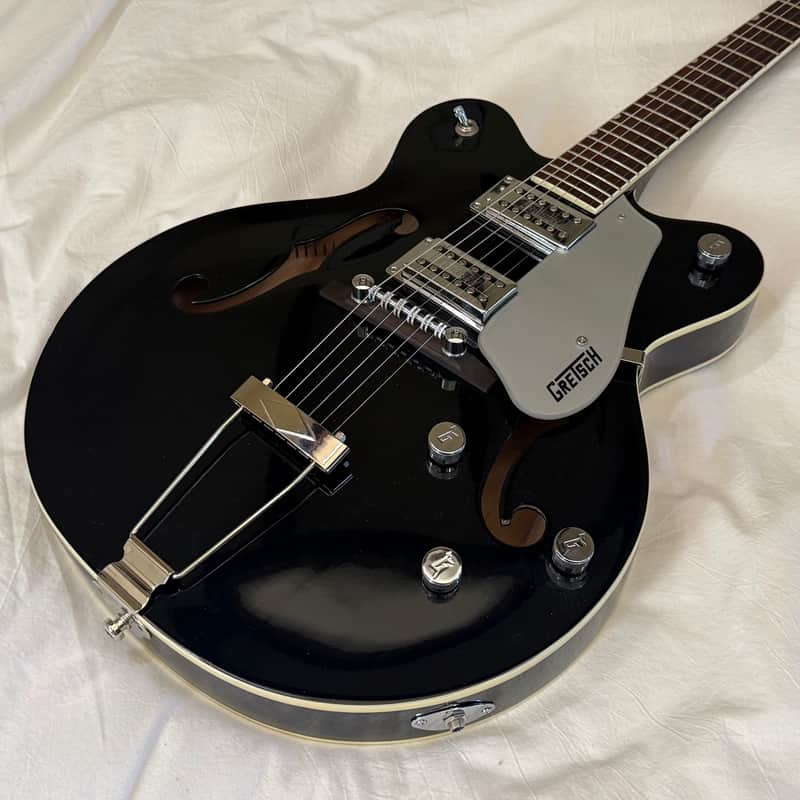 Gretsch G5122DC Hollow Body Double Cut - Made in Korea (MIK) - Black - Free Pro Setup image 1