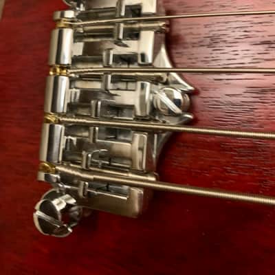 Gibson Les Paul junior tribute DC Bass lefty left handed 2021 Worn Cherry image 9