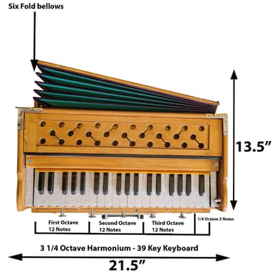 MM Kirtan Deluxe Harmonium image 3