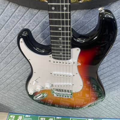 Harley Benton ST-20 LH Left Handed SB SSS Inc Our In-USA Fret Dress USA Stock Fast Ship Vintage Sunburst image 6