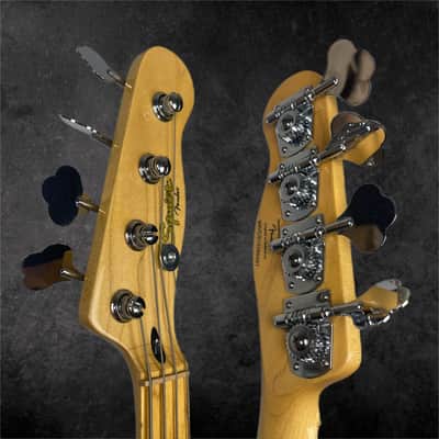 Fender Squier Vintage Modified Telecaster Bass Special in Black image 5