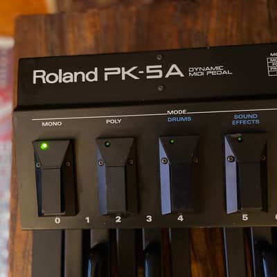 Roland PK-5A Dynamic MIDI Pedal Controller 2006 - 2012 - Black image 7