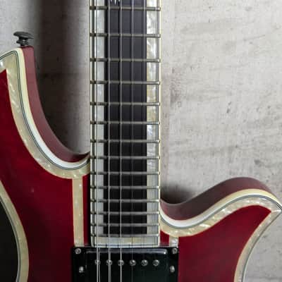 B.C. Rich Eagle DLX 00's Archtop See Thru Red image 4