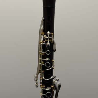 Backun Q2 Series DEMO BCLBQG Limited Pro Clarinet Grenadilla Gold Posts image 3