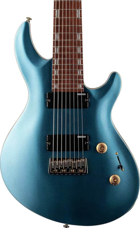 ESP LTD JR-208 Javier Reyes Signature 8-String Electric Guitar, Roasted Jatoba Fingerboard, Pelham Blue image 1