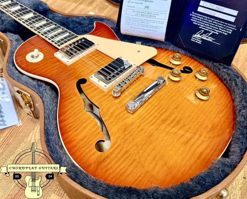 🔥RARE🔥 Gibson Memphis ES-Les Paul 2014~ Honey Burst Semi-Hollow~ USA + Case/COA image 1